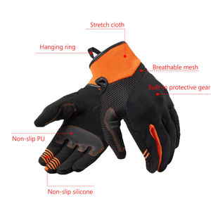 Guante transpirable para montar en moto, guantes para ciclismo de carreras de motos con pantalla táctil para hombres - Product Image 3