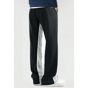 Men's Custom High Quality Casual Flared <b>Jogger</b> Track Pants Patchwork Elastic Waistband Mens <b>Stacked</b> Flare Sweatpants for Men - Product Image 5