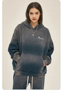 ชุดเสื้อผ้าของผู้ชายผ้าฝ้าย100% ระบายอากาศได้ดีมีซิปมีฮู้ดสำหรับฤดูหนาว - Product Image 3