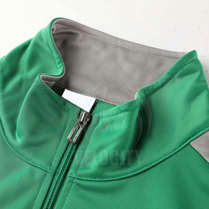 Vente chaude 100% coton vêtements de sport pour hommes confortable fermeture éclair Slim Fit survêtement pour l'entraînement d'hiver motif solide respirant - Product Image 4