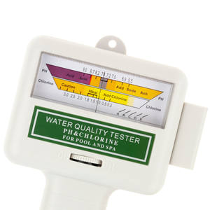 Testeur de qualité de l'eau de piscine fonctionnant sur piles, testeur précis du pH et du niveau de chlore - Product Image 3