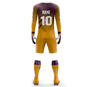 Nouveau design uniformes de gardien de but de football sur mesure prix de vente entier nouveau style uniforme de gardien de but - Product Image 3