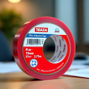 เทปผ้าเทสซ่า เอ็กซ์ตร้า พาวเวอร์ เพอร์เฟค 19 มม. x 2.75 ม. สีแดง - เทปกาวสำนักงาน - Product Image 3