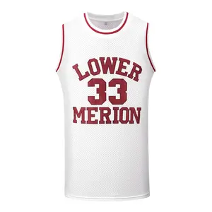 Edición de la Escuela Secundaria Kobe University 33 #   Camiseta de Baloncesto Bordada Roja y Blanca, Uniformes de Baloncesto Retro, Ropa Deportiva - Product Image 2