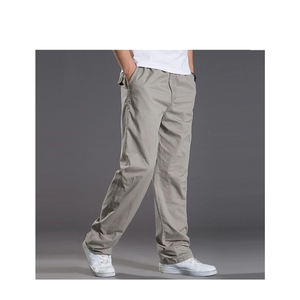 กางเกงชิโนสำหรับผู้ชายกางเกงทรงหลวมใส่สบายปรับแต่งได้สำหรับใส่ออกงานลำลองทุกฤดูน้ำหนักเบา - Product Image 3