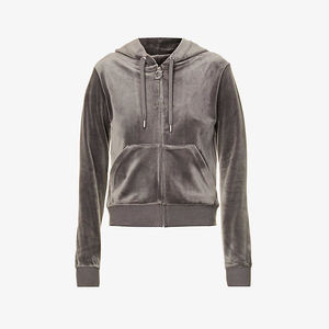 2025 Top meilleure vente hiver sweat à capuche pour femme Logo personnalisé velours 100% coton biologique Streetwear respirant - Product Image 1