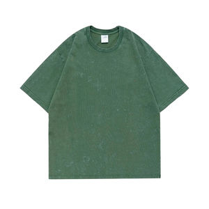 Camiseta Vintage Oversize con Lavado Ácido, 100% Algodón, Unisex, Tallas Grandes, Tejido Transpirable, Colores Personalizados, Logotipo Personalizado OAFZA SOCCER - Product Image 1