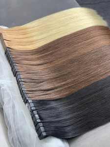 100% véritables extensions de bande de kératine meilleure qualité pleine cuticule vague Curl Styles Super Double dessiné qualité d'exportation fait vietnamien - Product Image 2