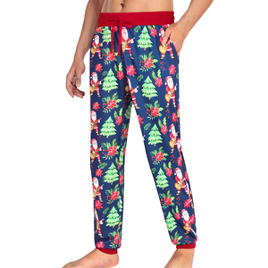 Vêtements de sport de bonne qualité à la mode Look classique Fermeture à cordon Polyester et coton Tissu Pantalon de survêtement pour hommes - Product Image 4