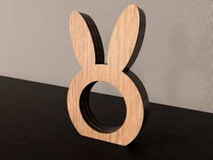 Ronds de serviette en rotin Décor de table en osier Ronds de serviette élégants pour manger - Product Image 2