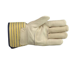 Gants de travail en cuir de jardin, poignée souple, protection de la paume, ajustement flexible et confortable des doigts, adaptés aux travaux de jardinage et à la plantation - Product Image 4