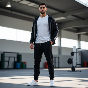 Hombres Jogging Multi Panel Camisetas Y Pantalones Chándal Hombres Ropa Deportiva Correr Chándal Hombres - Product Image 2