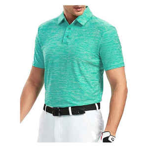 Polo de poliéster 100% de 215gsm de alta calidad, cuello bordado a rayas, talla XL, polo con logotipo personalizado - Product Image 3