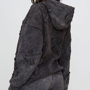 Ensemble de survêtement pour femme, 2 pièces, survêtement de sport, survêtement à fermeture éclair, survêtement pour femme en coton - Product Image 5