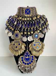 Conjuntos de joyería de boda afgana de acero inoxidable de alta calidad de estilo Vintage 100% más vendidos, diseño de compromiso de forma personalizada, MOQ bajo - Product Image 2