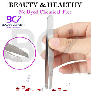 Lot de 4 pinces à épiler en acier inoxydable avec étui de voyage pour l'élimination des poils incarnés - Prix de gros 2026 - Product Image 4