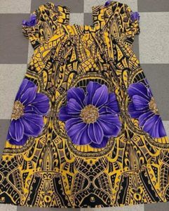 部族トロピカルハワイアンデザインMumuドレス女性カスタム昇華プリントポリエステルプリント花柄ポリネシアミクロネシア生地 - Product Image 5