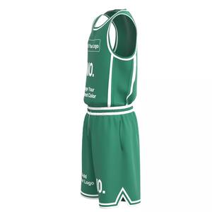 Diseña tu propio uniforme de baloncesto 100% Poliéster Último estilo Conjunto de uniforme de baloncesto de la mejor calidad - Product Image 2