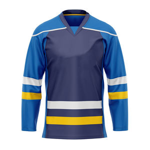 Nuevos uniformes de hockey sobre hielo de moda, uniforme transpirable, malla de poliéster, Jersey de hockey sobre hielo, Jersey de Hokey de hielo hecho a medida - Product Image 4