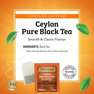 Twinings Ceylon Pure Black <b>Tea</b> Individually Wrapped Bags, 20 Count (Pack of 6), 120 Teabags - Product Image 5