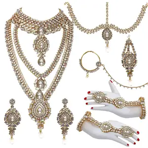 Pakistan Leveranciers Bruids Sieraden Set Best Verkopende Producten Van Harte Welkom Bridal Vrouwen Bruiloft Sieraden Set