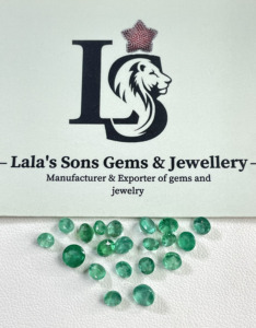 Esmeralda Zambiana 100% Natural, Corte Redondo, Color Verde Claro, 3.5-5.0mm, Gema Suelta de Alta Calidad para Joyería al Mejor Precio - Product Image 5