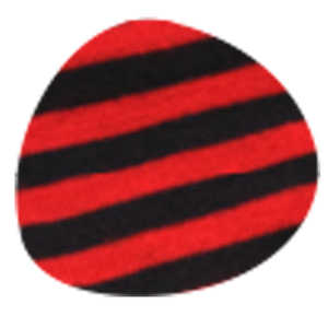 ถุงเท้าเดรสลายทางสีแดงและสีดำสำหรับวันฮาโลวีนของเมเดียตา อะคริลันสำหรับสวมใส่ทุกวัน - Product Image 2