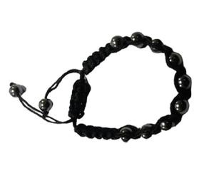 <b>Crystal</b> <b>bracelet</b> Hematite Thread Round Beads <b>Bracelet</b> 8mm Stone Gemstone Fashion Men and <b>Women</b> Gift Energy - Product Image 3
