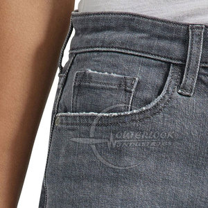 Short en jean sans couture décontracté taille haute pour femme été respirant parfait du Pakistan - Product Image 5