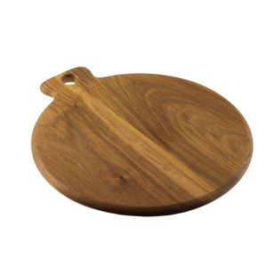 Planche à découper ronde en bois naturel avec poignée pour couper les légumes dans la cuisine-Prix raisonnables - Product Image 5