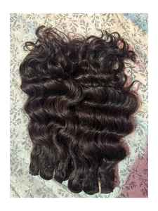 Vendeur de paquets de cheveux humains bruts 100% cheveux humains couleur naturelle et extensions de cheveux bouclés - Product Image 5