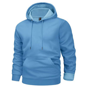 Heavyweight <b>Fleece</b> <b>Hoodie</b> for <b>Men</b> <b>Oversized</b> Drop Shoulder Winter Pullover Custom Streetwear Cotton Sweatshirt Warm Fashion - Product Image 1