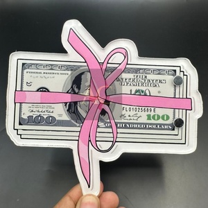 Herramienta de extensión de pestañas con imán de dólar personalizable, azulejo de pestañas acrílico sostenible, círculo, flor, mariposa, Cuadrado para uso en belleza - Product Image 5