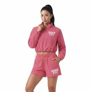 HAWK EYE SPORTS Débardeur de yoga court tricoté pour femme, effet seconde peau, couleur unie, dos découpé, respirant, pour fitness et course décontractée - Product Image 4