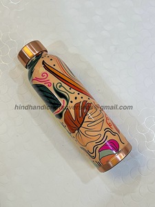 Botella de Cobre de Diseño Básico y Alta Calidad con Tapa, Accesorio para Suministro de HHO para Servir Agua y Almacenamiento en el Hogar u Oficina - Product Image 3