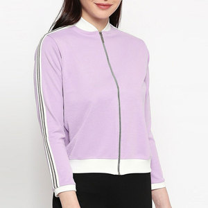 Blouson d'aviateur d'hiver rembourré à fermeture éclair élégant pour femmes avec logo personnalisé Blouson d'aviateur personnalisé - Product Image 2