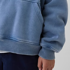 เสื้อสเวตเชิ้ตเด็กผู้ชาย คอกลม แขนยาว สีพื้น ตะเข็บคุณภาพสูง ทรงหลวม ไหล่ตก ราคาประหยัด - Product Image 4