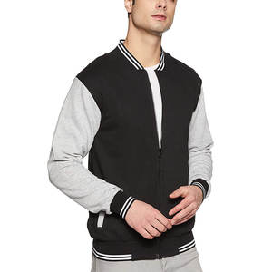 Blouson Bomber de Baseball Personnalisé pour Homme en Polyester Brodé avec Col Montant et Fermeture Éclair Imperméable - Product Image 4