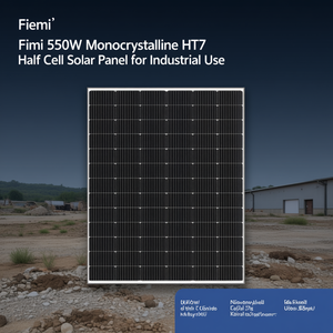 แผงโซลาร์เซลล์แบบโมโนคริสตัลไลน์ HJT ฮาล์ฟเซลล์ Femi 550W สำหรับใช้งานในอุตสาหกรรม - Product Image 3