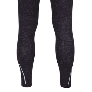 Pantalons de yoga pour hommes taille haute avec fermeture élastique à la taille Motif uni Leggings de fitness taille mi-haute pour la course à pied et la salle de sport - Product Image 4