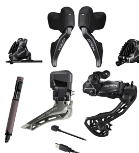 NUEVO Kit de Actualización Shimano Ultegra Di2R8100 de 2 x 12 Velocidades con Horquilla de Aluminio y Sistema de Frenos de Disco - Product Image 3