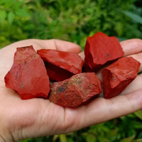 Vente en gros de pierres de jaspe rouge naturelles de haute qualité, forme irrégulière, pour la fabrication de bijoux, la décoration de la maison, objets de collection
