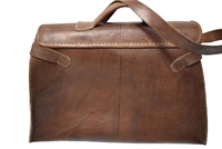 Sac de voyage bohème en cuir véritable unisexe vintage de grande taille avec fermeture éclair, modèle Moroccan S Soul 1117, deux poignées, compagnon de voyage