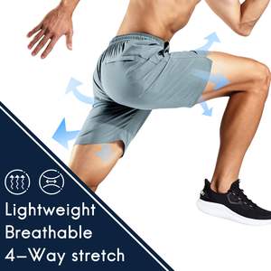 Comfort Quick Dry Gym Running Cintura elástica Ropa de entrenamiento Tallas grandes Baloncesto Pantalones cortos para hombre Impresión personalizada Logo Shorts Hombre - Product Image 5
