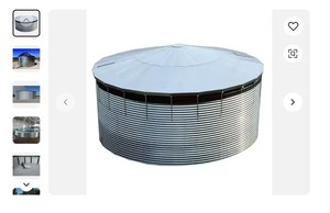 Fabrication Réservoir en acier ondulé galvanisé Réservoir de collecte des eaux de pluie pour l'irrigation industrielle Réservoir d'eau rond - Product Image 2