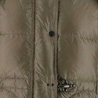 Nouvelle veste d'hiver matelassée imperméable et écologique à rayures sur le devant avec capuche pour homme, fermeture éclair, sur mesure, longue