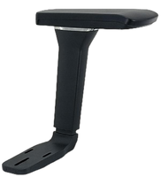 Accoudoir de chaise en PU souple à rotation 360° durable, modèle YS015, fonction réglable 4D, pour chaise de bureau en maille