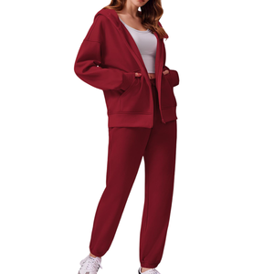 Chándales informales de invierno para mujer, ropa de calle de manga larga con estampado personalizado, chándal único transpirable para mujer - Product Image 4