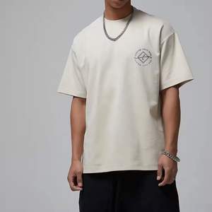 เสื้อยืดรัดรูปคุณภาพสูงสำหรับผู้ชายเสื้อยืดโอเวอร์ไซส์ลำลองทรงหลวมขนาดพลัสไซส์ออกแบบได้เองสำหรับผู้ชาย - Product Image 2