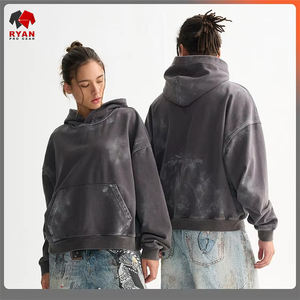 เสื้อมีฮู้ดแบบสวมหัวผ้าฟลีซของผู้ชายผ้าฝ้ายโพลีเอสเตอร์ระบายอากาศได้ดีใส่ลำลองฤดูหนาวพิมพ์ซับลิเมชัน - Product Image 4